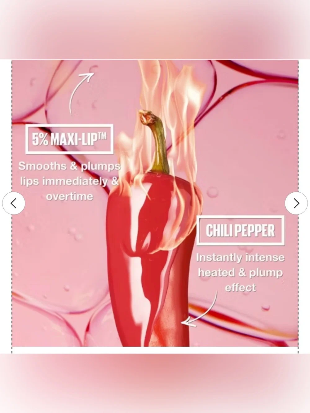 Maybelline Bundle | LIFTER PLUMP Maxi-Lip + Chili Pepper Red Flag + Hot Chili 2